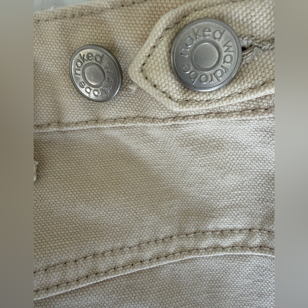 Naked Wardrobe Beige Ankle & Cropped Jeans - Picture 4 of 4